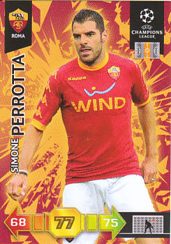 Simone Perrotta AS Roma 2010/11 Panini Adrenalyn XL CL #256